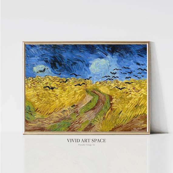 Wheat Field With Crows, Van Gogh Art Print