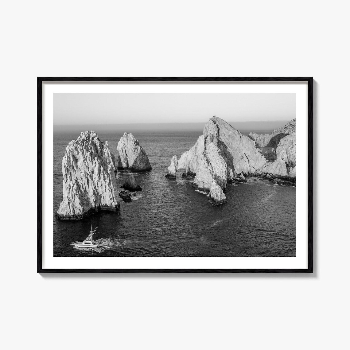 Cabo San Lucas Photography Map Wall Art Print