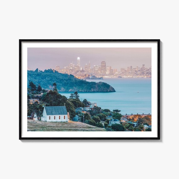 Marin County View Across The Bay To San Francisco Photo Poster