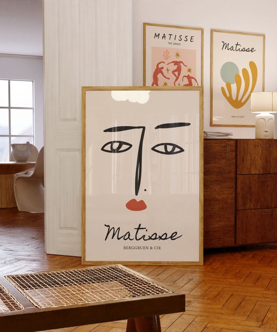 Henri Matisse Woman Minimalist Exhibition Poster