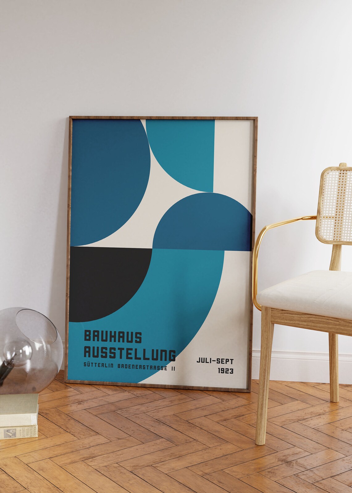 Bauhaus Exhibition Poster, Mid Century Modern Print - Image 3