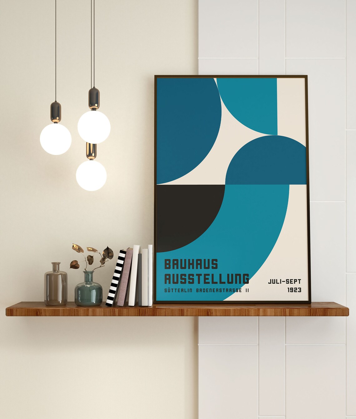 Bauhaus Exhibition Poster 1923, Mid Century Modern Print - Image 3