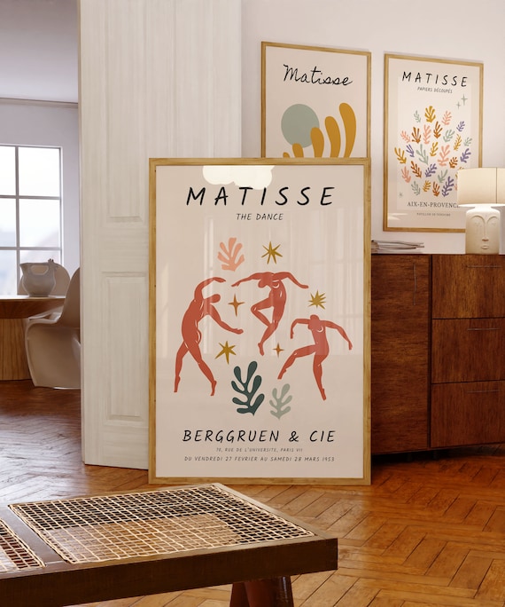 Matisse The Dance Berggruen Paris Exhibition Red Dancers Gallery Poster