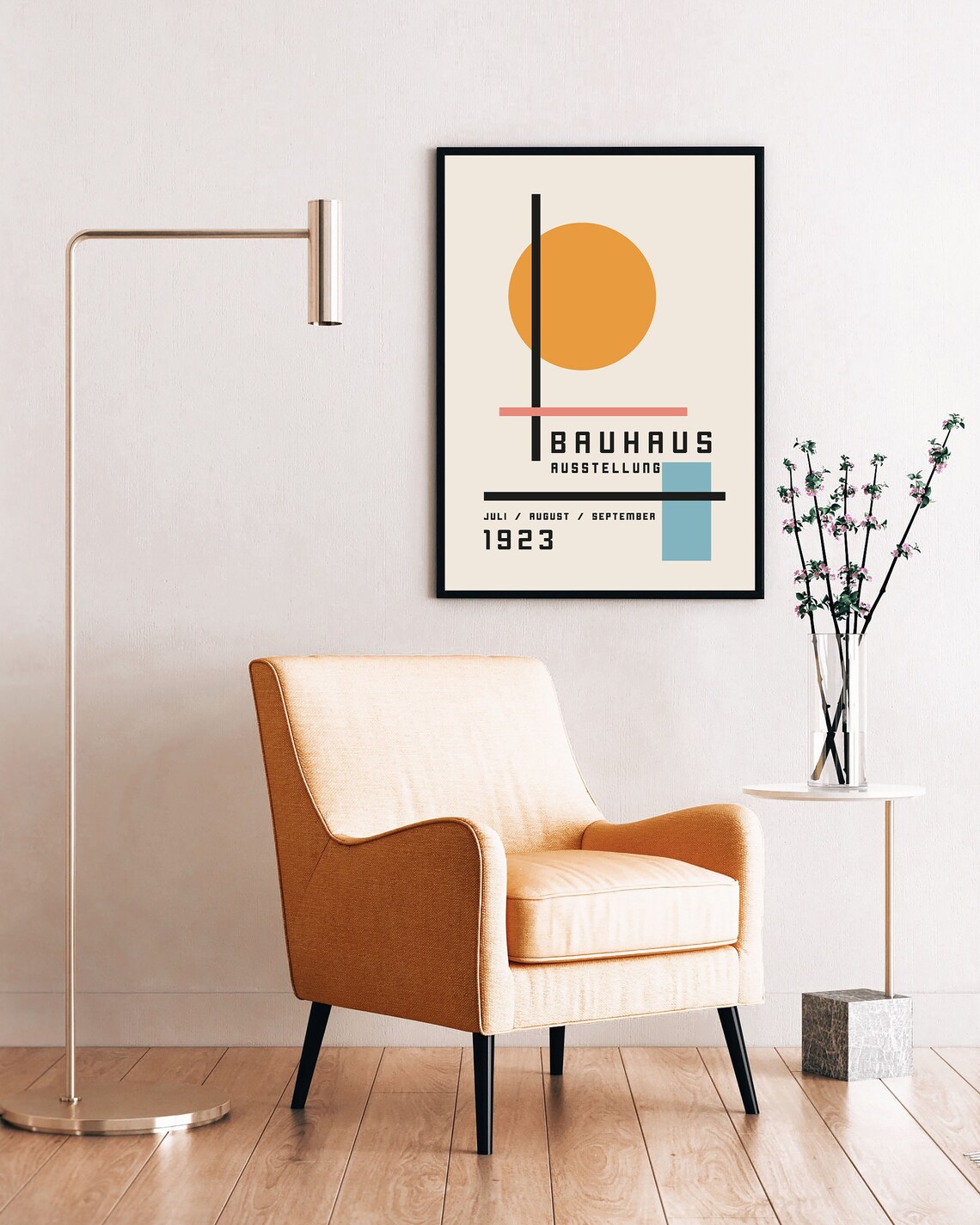 Bauhaus Exhibition Poster 1923, Mid Century Art Print - Image 2