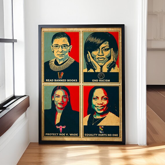 Hope Style Women Activism Equality Political Protest Movement Gift Poster