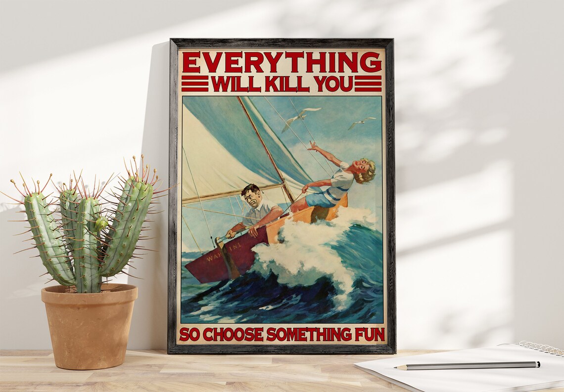 Love Beach Everything Will Kill You Poster Print