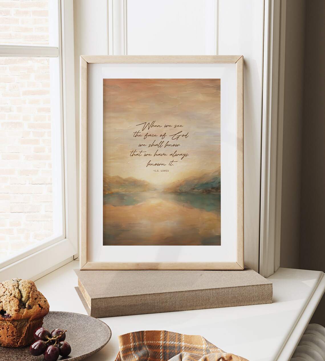 C.S. Lewis Quote Art Print, Inspirational Message - Image 3