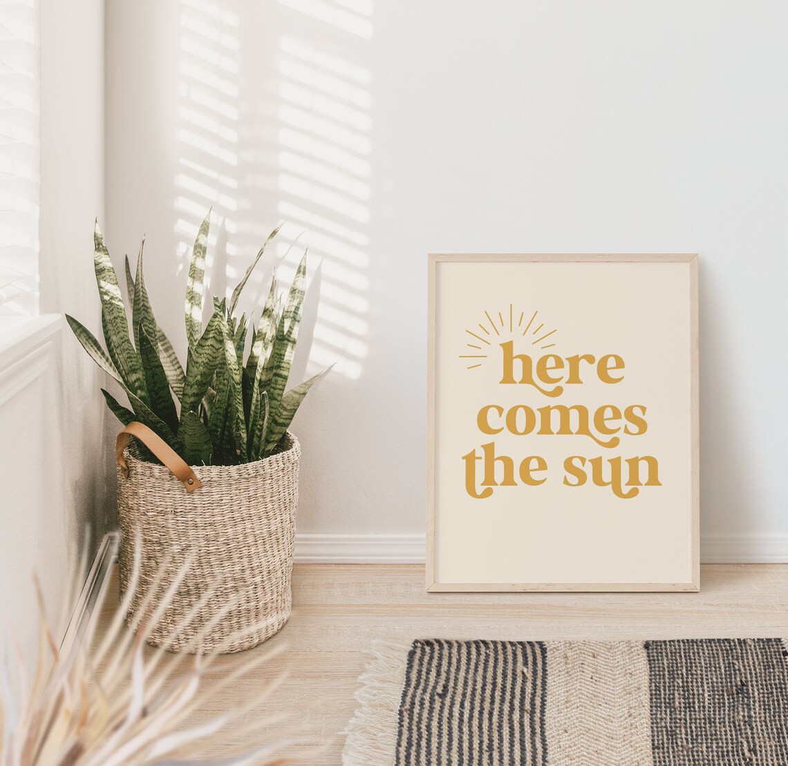 Here Comes The Sun Art Print, Boho Summer Nursery - Image 4