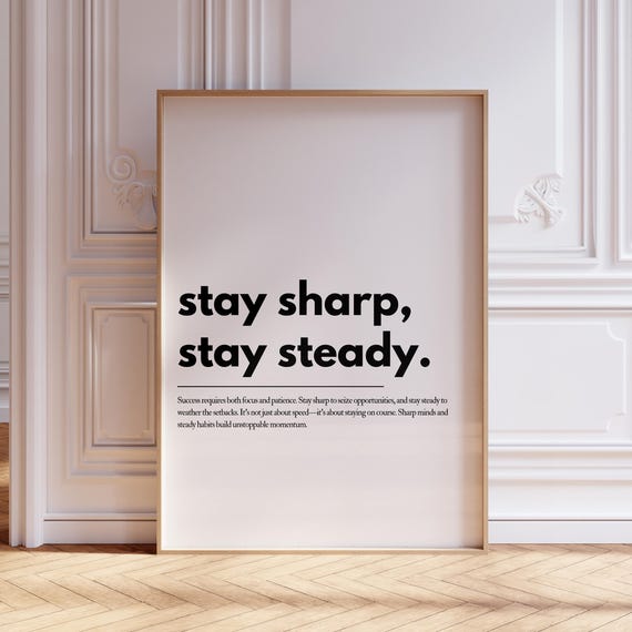 Affirmation Poster For Home Office Positive Quote Motivational Wall Art Self Care Print Mental Health