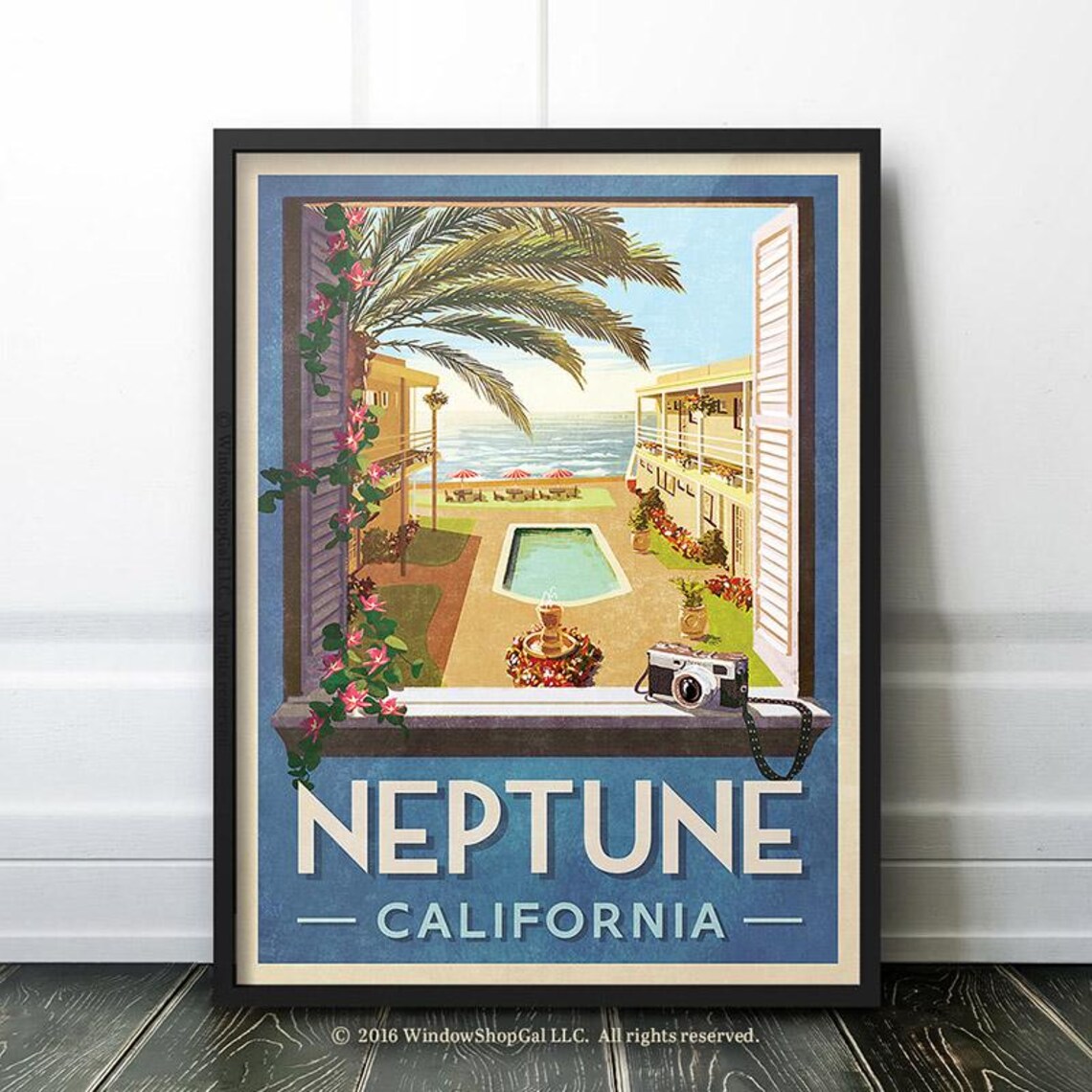 Neptune Travel Poster, Veronica Mars Inspired - Image 3