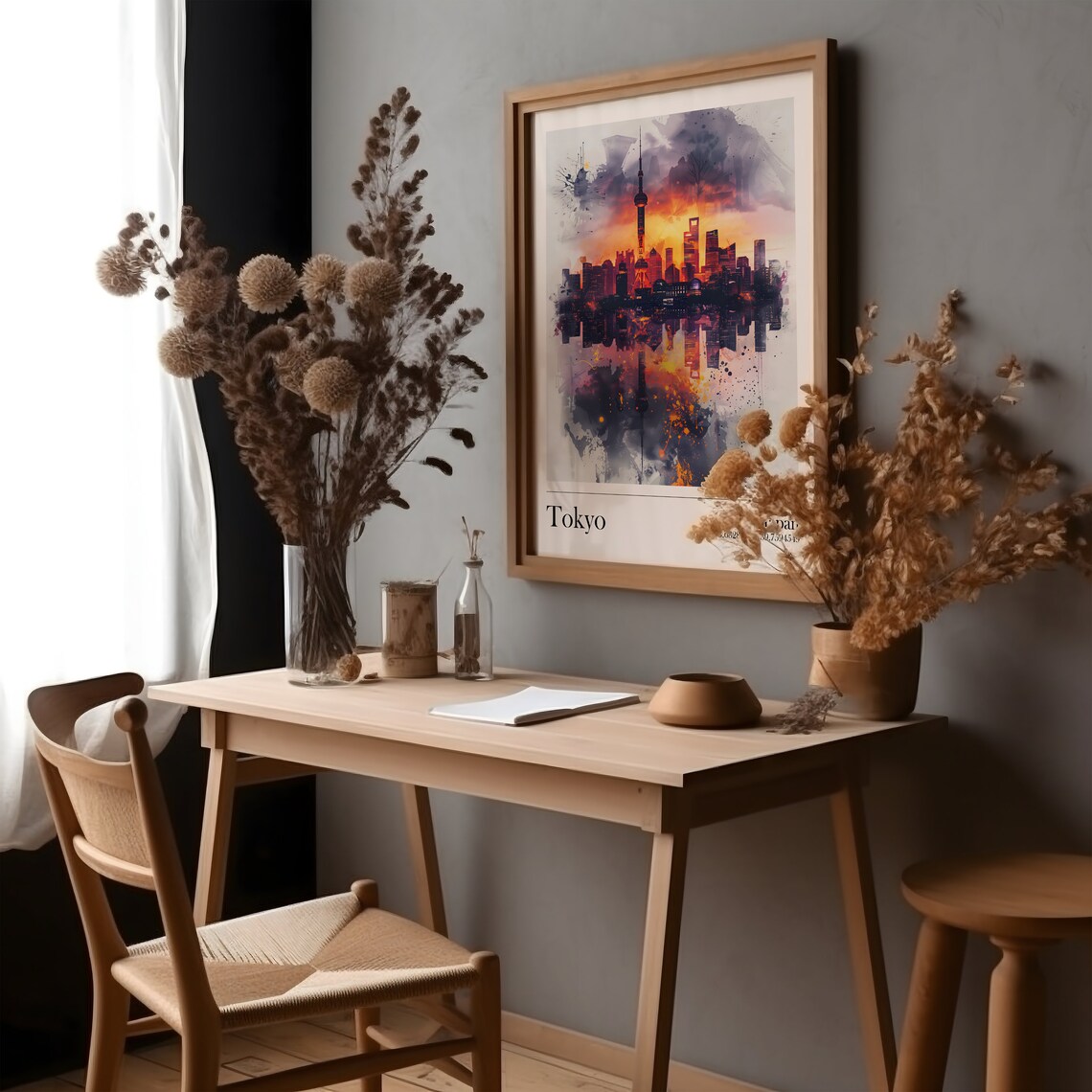 Tokyo Coordinates Poster, Japan Gift for Art Lovers - Image 5