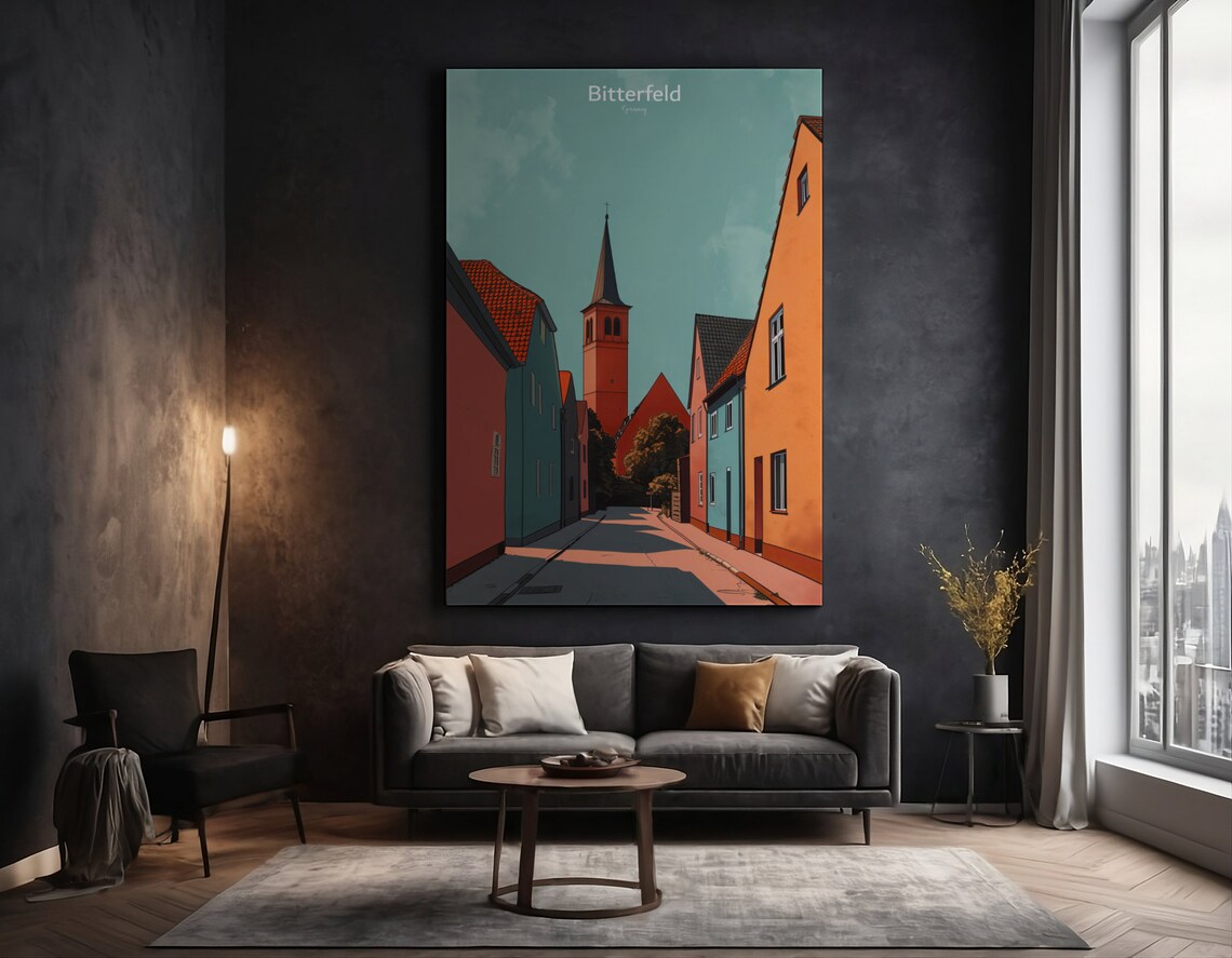 Bitterfeld Chemistry Poster, Saxony-Anhalt Germany - Image 5