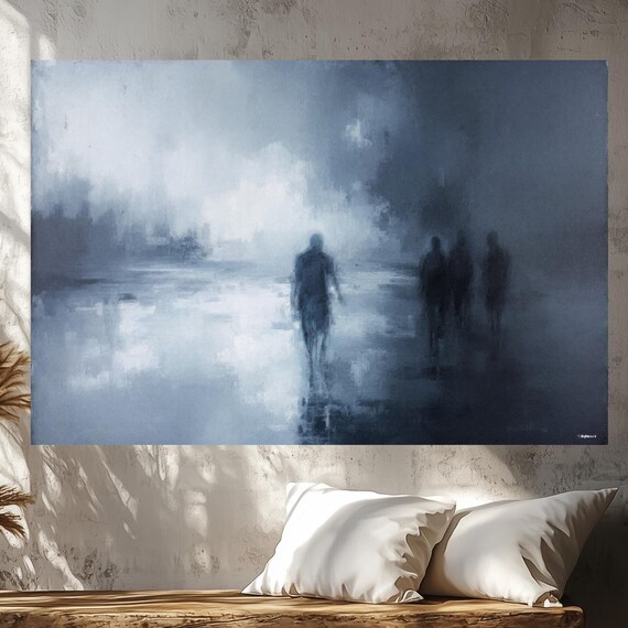 Walkers Of The Unknown Wall Art Matte Nature Decor Home Ideal For Housewarming Birthdays Or Holidays Scenic Art Print Home