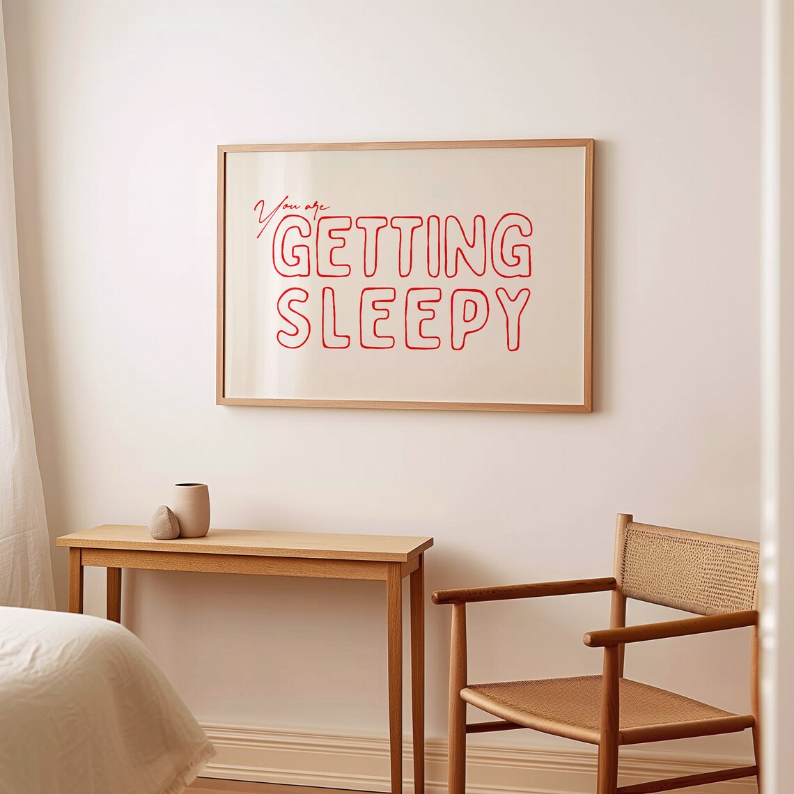You Are Getting Sleepy Bedroom Wall Art Poster - Image 2