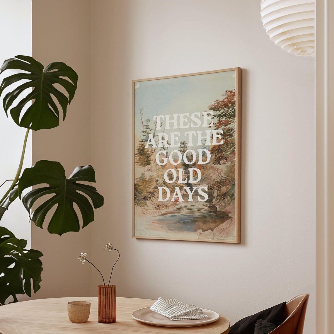 These Are The Good Old Days Affirmation Poster - Image 3