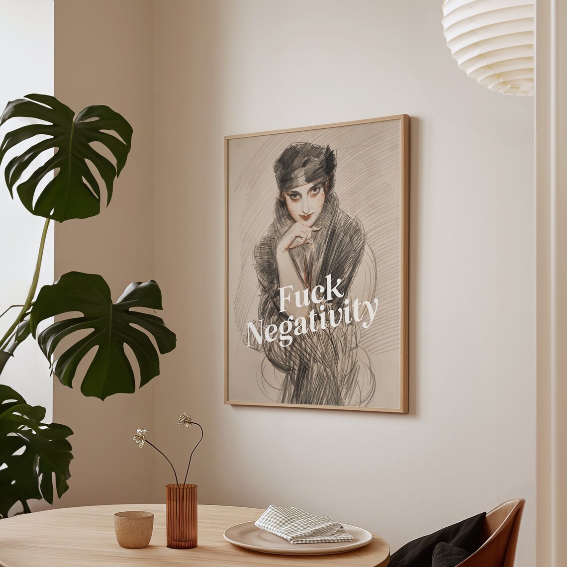 Funny Badass Affirmation Quote Print Funny Rude Sweary Feminist Inspirational Wall Art A71 - Image 3