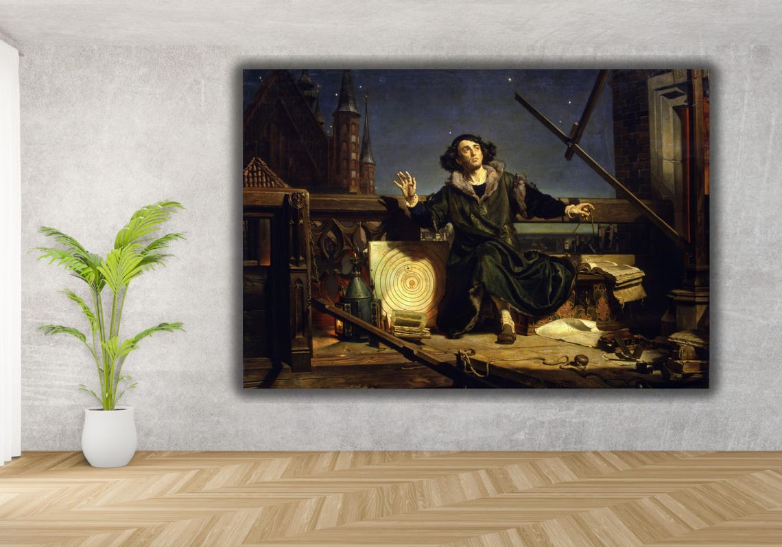 Jan Matejko Copernicus Conversations With God Night Rooftop Poster - Image 3