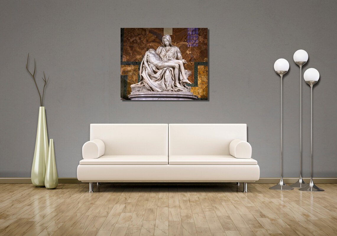 Michelangelo Pieta Marble Sculpture Vatican Photography Art Poster - Image 3