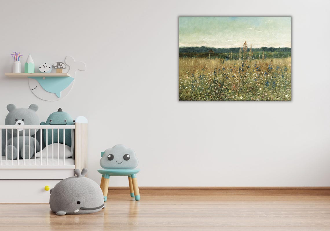 Claude Monet Wildflower Field Summer Meadow Impressionist Bloom Poster - Image 2