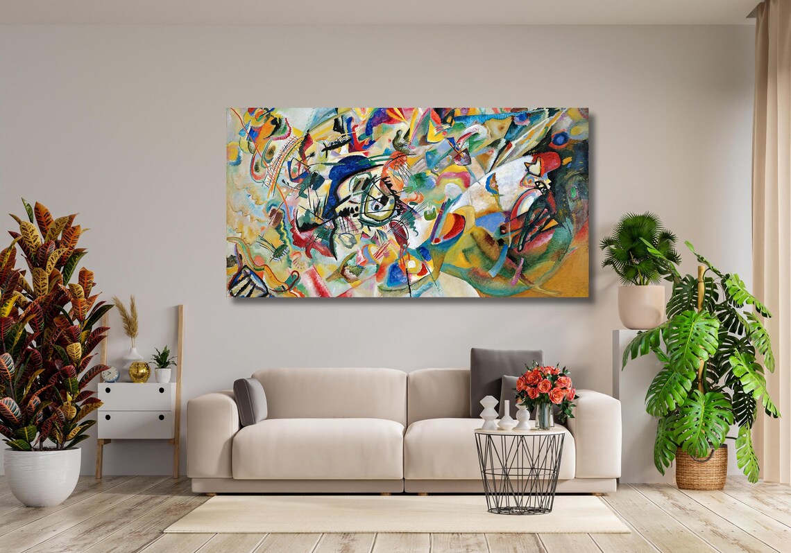 Wassily Kandinsky Wall Art Wassily Kandinsky Poster Wall Art Kandinsky Abstract Modern Wall Art Print Expressionism Art - Image 3