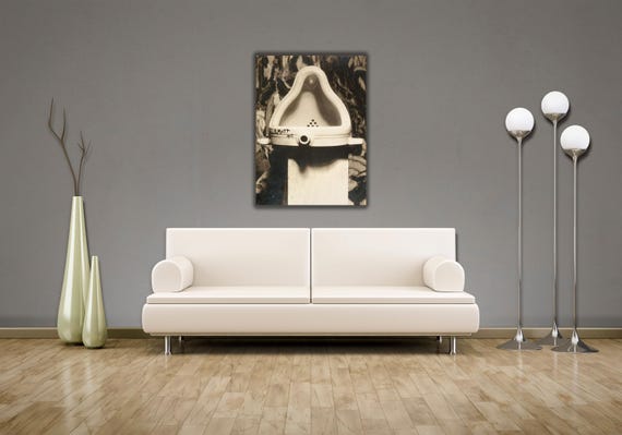 Fountain By Marcel Duchamp Wall Art Avant Garde Artwork Print Wall Hanging Decor Major Landmark Of 20th Century Dada Art Fountain