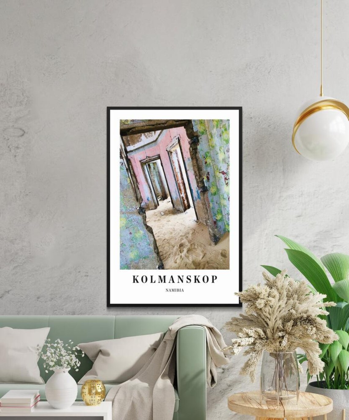 Wall Art Namibia Poster Namibia Photo Namibia Poster Print Namibia Wall Decor Africa Print Print Kolmanskop Ghost Town - Image 4