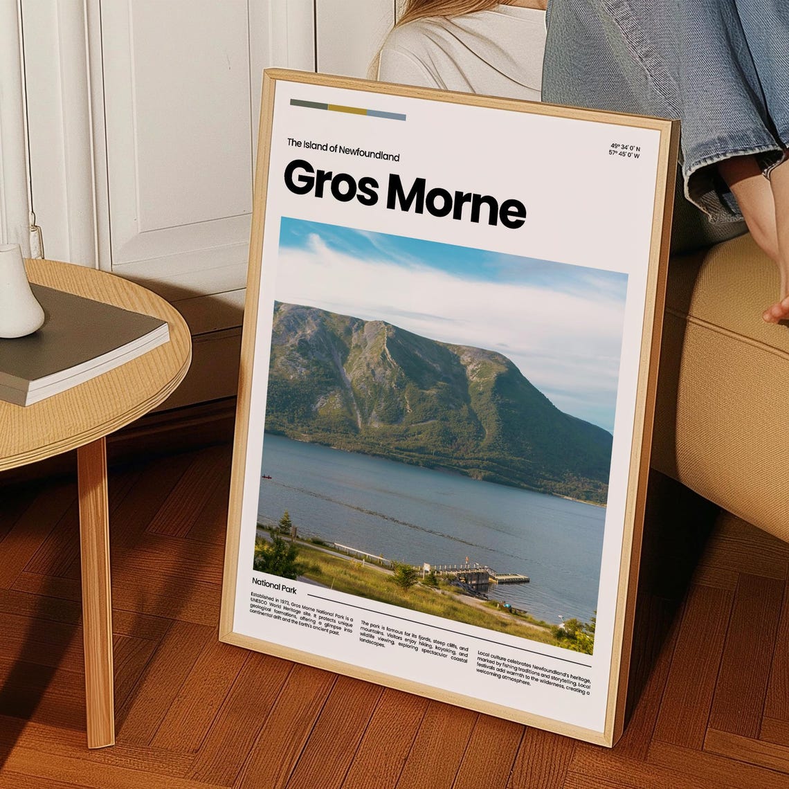 Gros Morne Travel Poster Gros Morne Poster Gros Morne Photo Poster Gros Morne Art Print Canada Poster Canada Travel Poster Travel Gift - Image 3