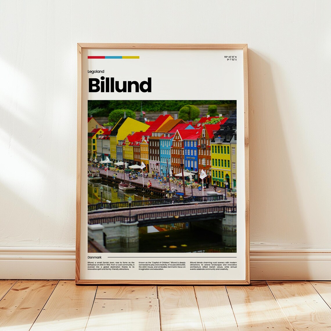 Billund Poster Print Photo Wall Art Denmark Travel Gift