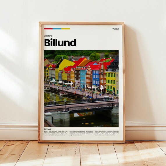 Billund Poster Print Photo Wall Art Denmark Travel Gift