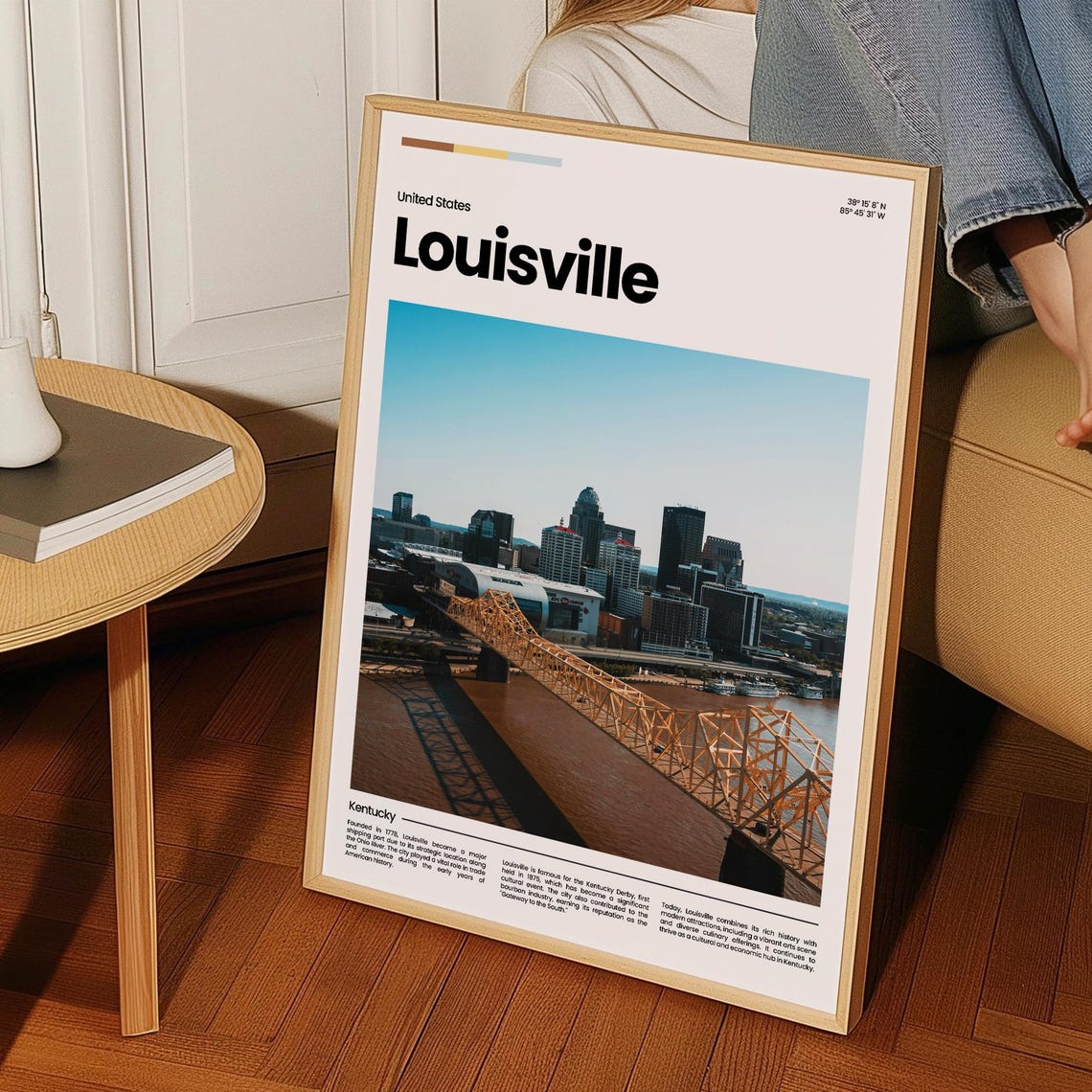 Louisville Travel Poster Louisville Poster Louisville Photo Poster Louisville Art Print Usa Poster Usa Travel Poster Travel Gift - Image 3