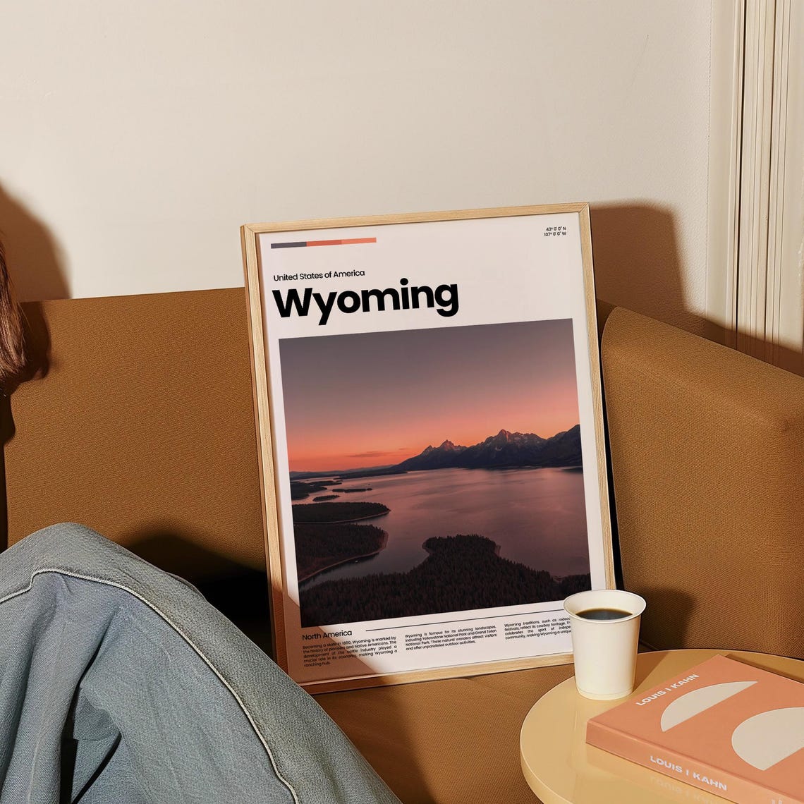 Wyoming Travel Poster Wyoming Poster Wyoming Photo Poster Wyoming Art Print Wyoming Art Usa Poster Usa Travel Poster Travel Gift - Image 4