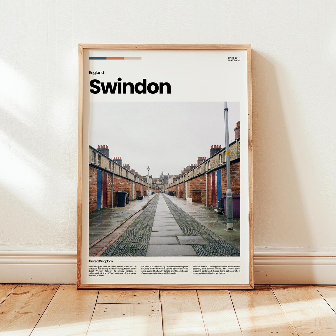 Swindon Poster Print Photo Wall Art England Travel Gift