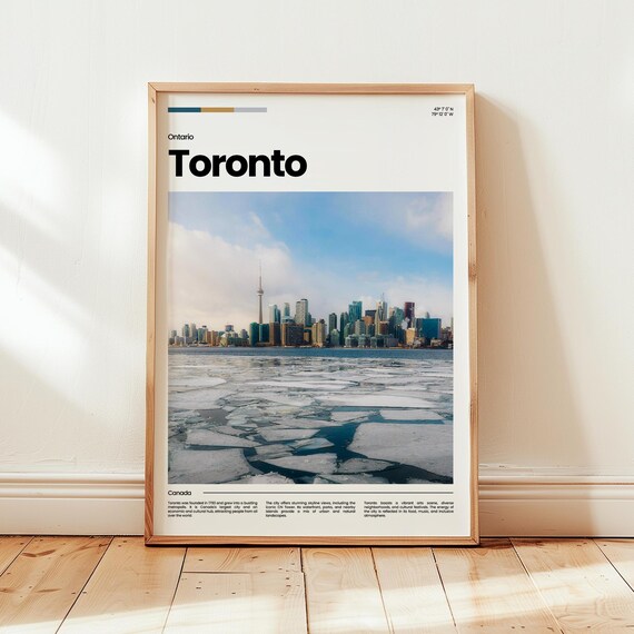 Toronto Poster Print Photo Wall Art Canada Travel Gift