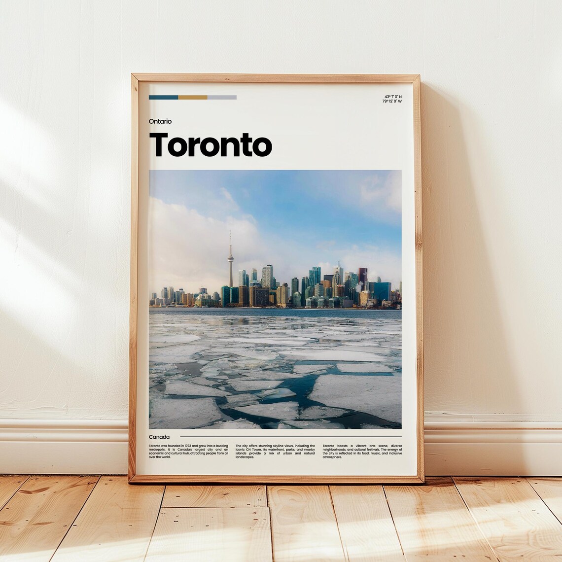 Toronto Poster Print Photo Wall Art Canada Travel Gift