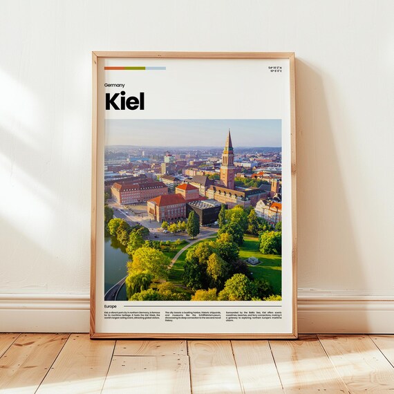 Kiel Poster Print Photo Wall Art Germany Travel Gift