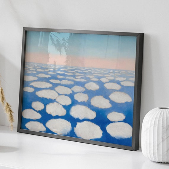 Georgia O'Keeffe Above The Clouds I Soft Sky Modernist Poster