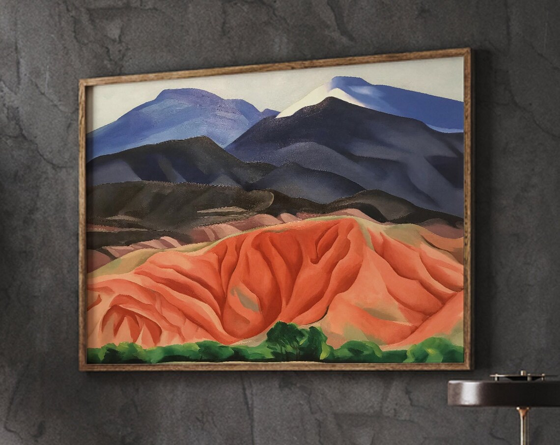 Georgia Okeeffe Black Mesa Landscape, New Mexico Art Print