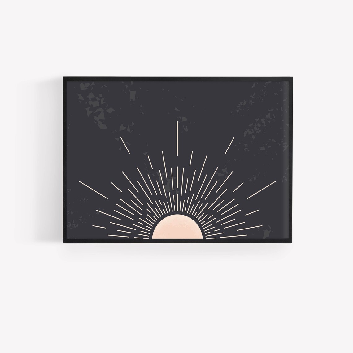 Sunrise Boho Mid-Century Minimal Art Print - Image 3