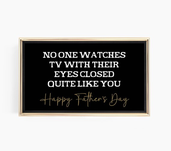 Fathers Day Frame Tv Art The Frame Tv Art Funny Gifts For Dad Fathers Day Decor Black Party Decoration