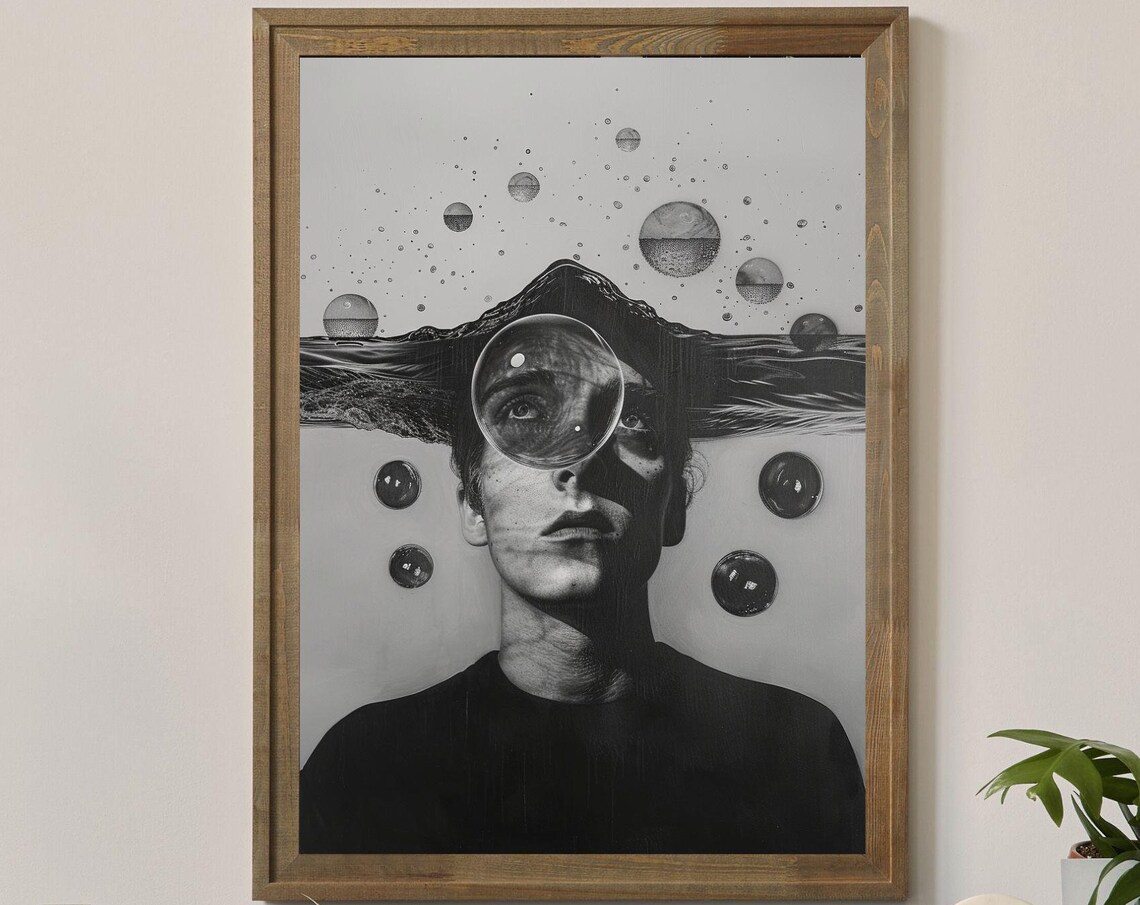 Liquid Distortion No2 Unique Canvas Art Print
