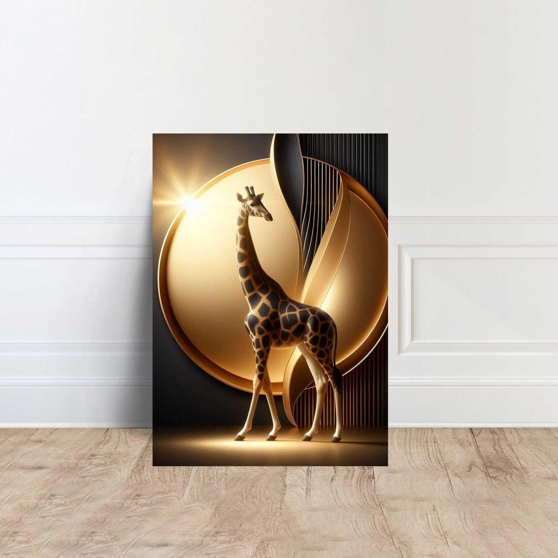 Giraffe Animal Artistic Home Decor Canvas Wall Art Poster Print Painting