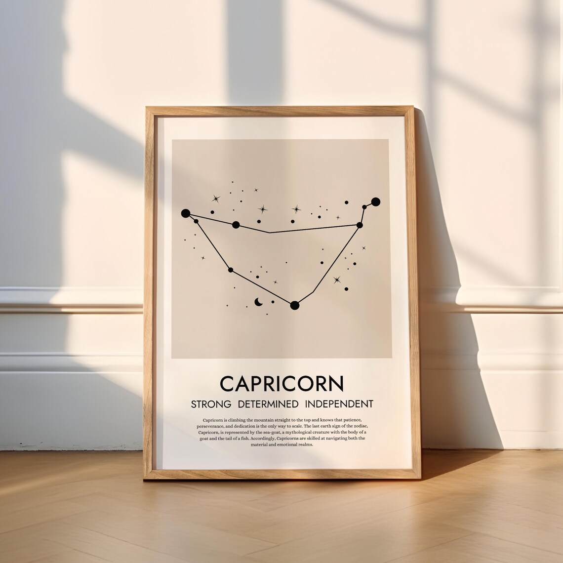 Zodiac Signs Spiritual Astrology Poster, 12 Sign Print
