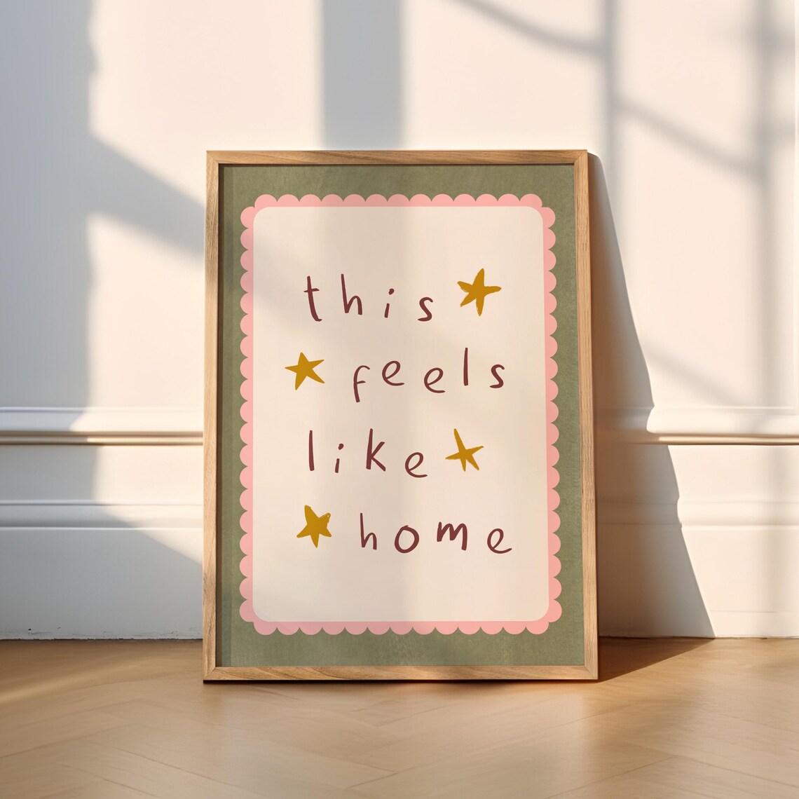This Feels Like Home Typography Art Print