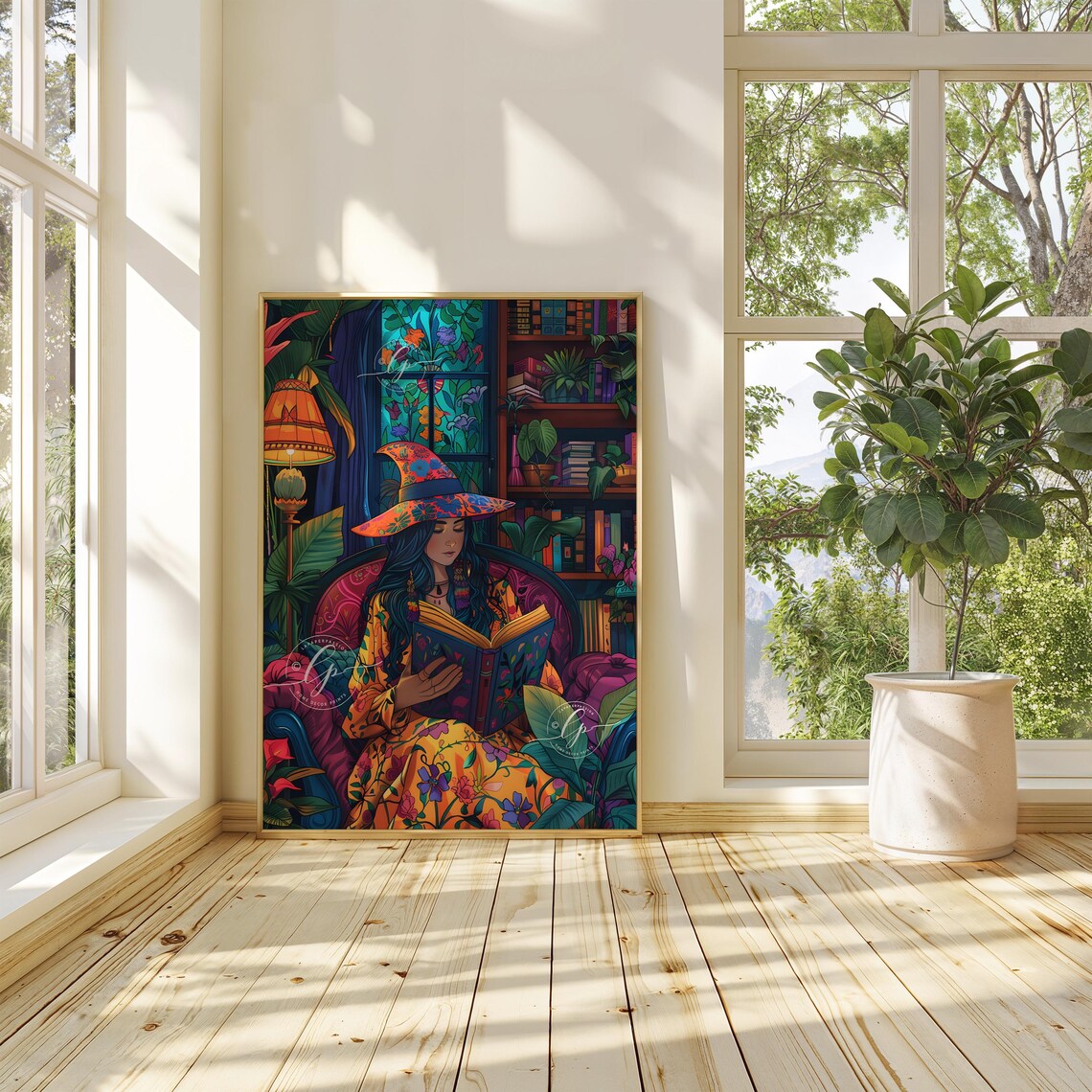 Witch Wall Art, Maximalist Halloween Decor - Image 4