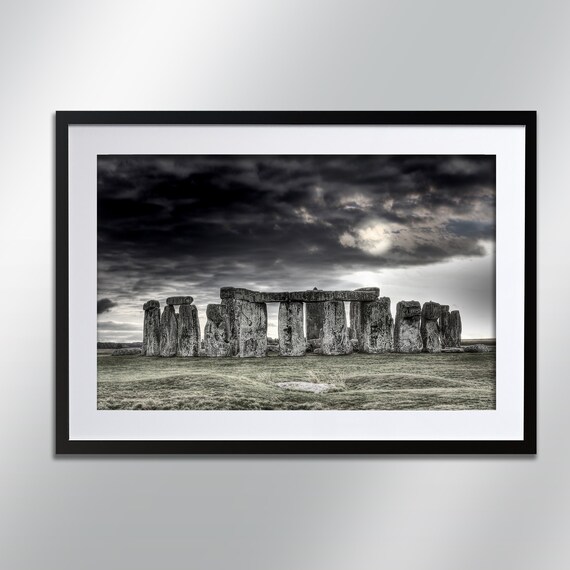 Stonehenge Signed Print Landscape Wall Art Cityscape Photography