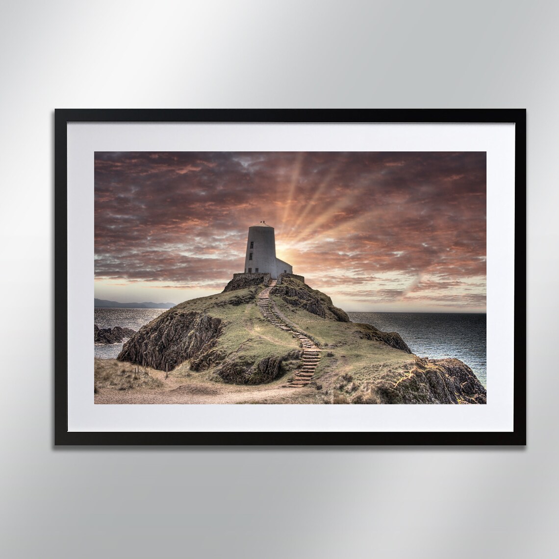 Tr Mawr Llanddwyn Island Lighthouse Anglesey Signed Print Seascape Wall Art Cityscape Photography