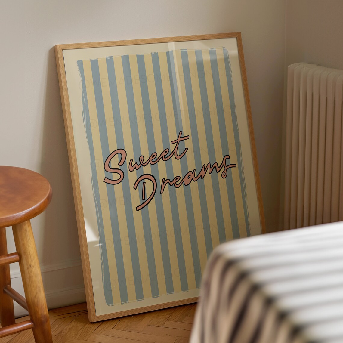 Sweet Dreams Retro Art Print, Coquette Room Decor - Image 5