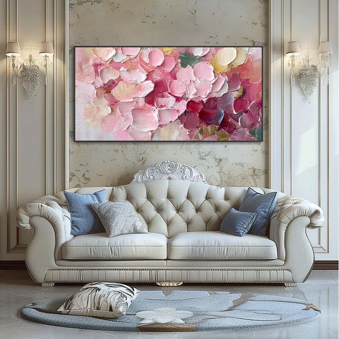 Modern Abstract Floral Art Print, Wabi Sabi Style - Image 4
