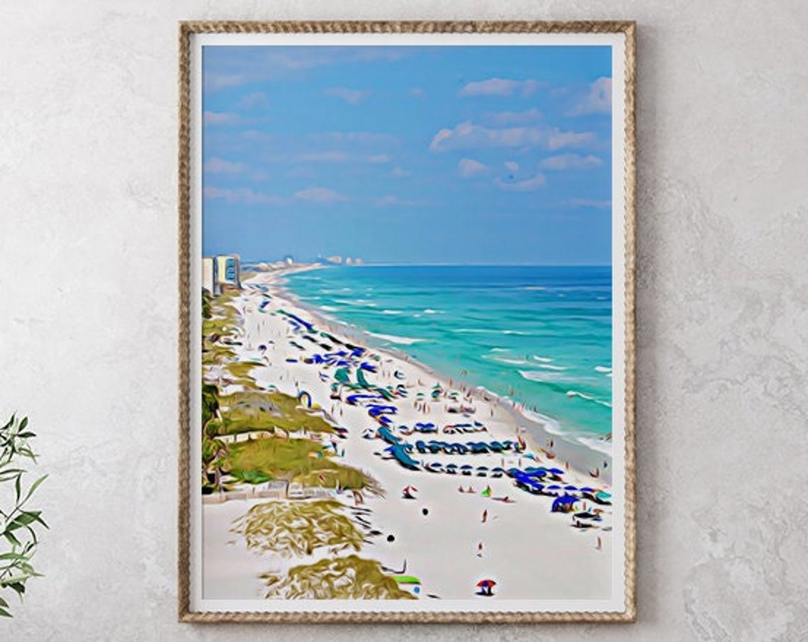 Destin Florida Destin Florida Art Destin Florida Print Destin Gift Destin Souvenir Destin Art Destin Wall Art Destin Poster Destin - Image 2