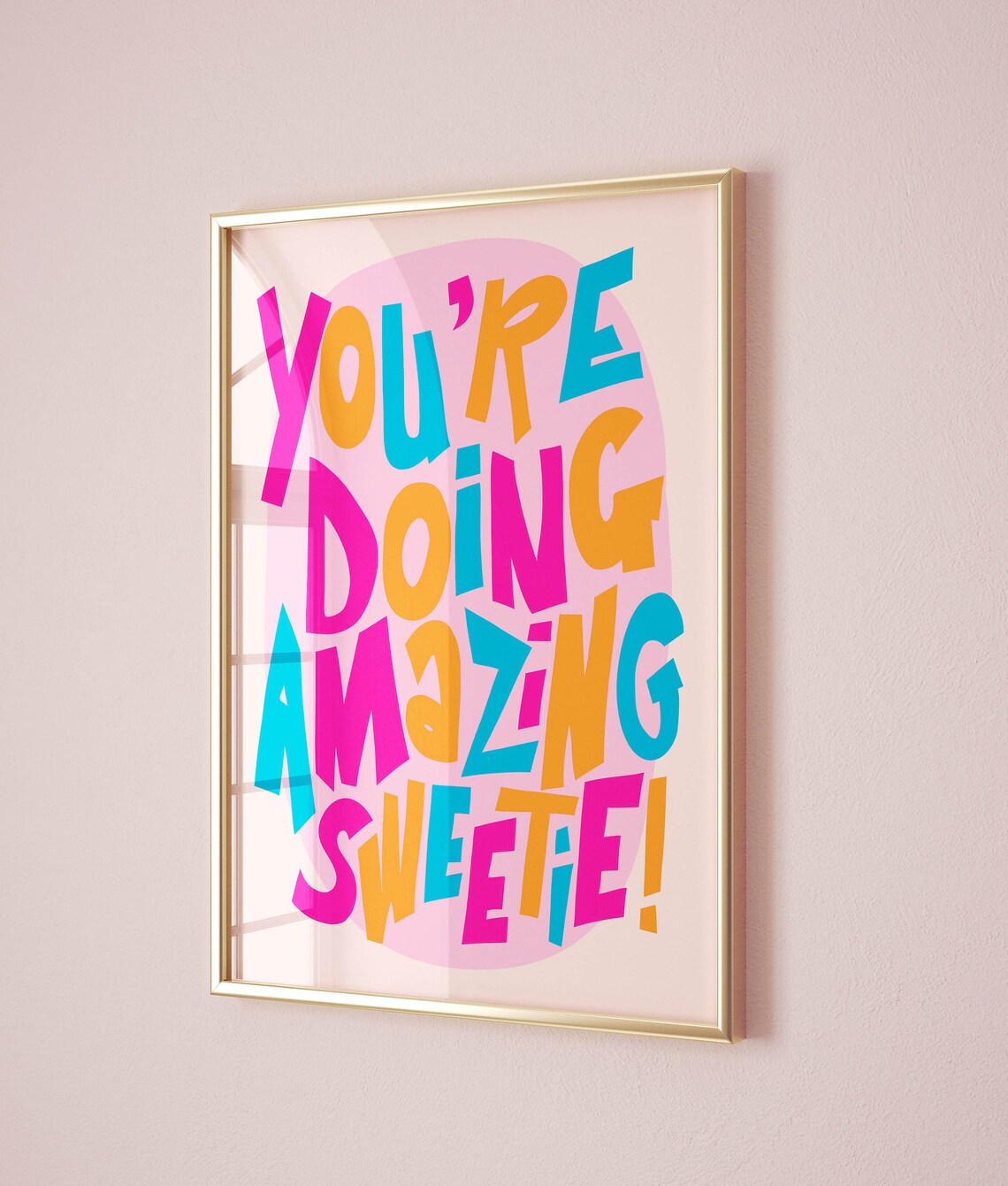 Motivational Girls Room Decor Art Print - Image 2